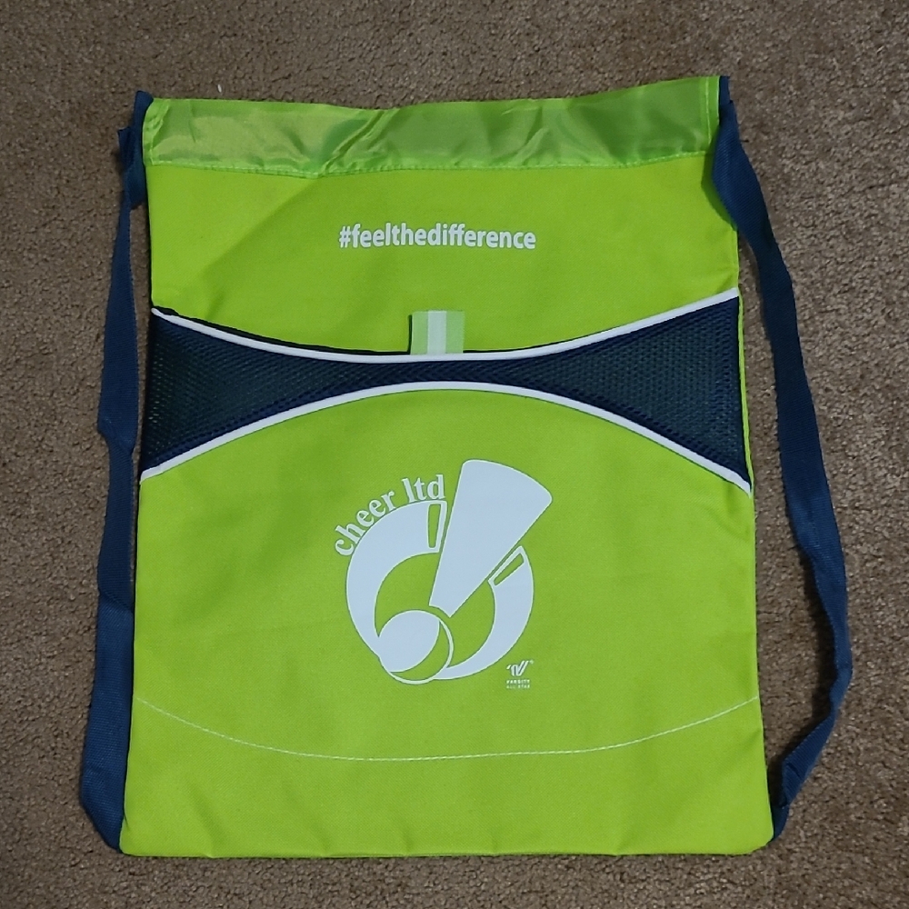 NWOT! Green and Blue Cheer LTD. Bag